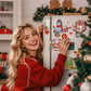 Lichtgevende kerst muurstickers set