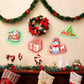 Lichtgevende kerst muurstickers set