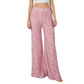 Damesmode pailletten broek met wijde pijpen