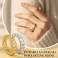 Modieuze Cirkel Ring met Sprankelende Zirkonia
