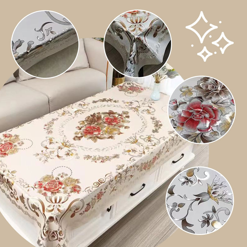 🌸Multifunctioneel Waterdicht Bloementafelkleed – Oliebestendig, Makkelijk Schoon te Maken & Stijlvol