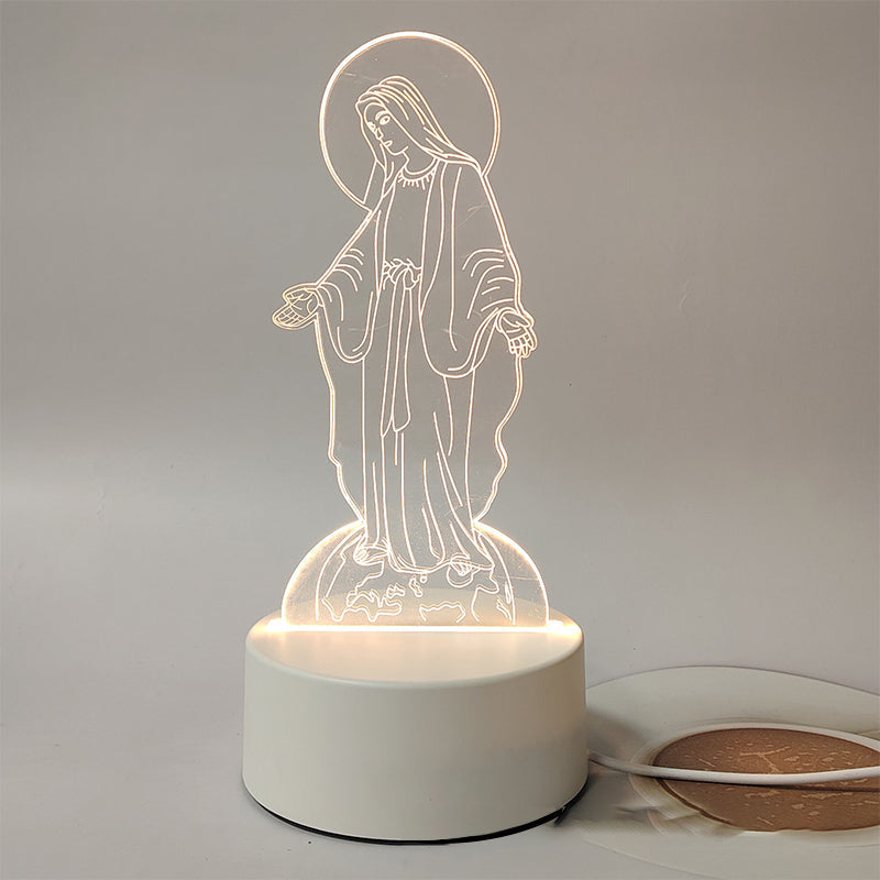 📢📢50% korting!! ⏰Jezus 3D Nachtlampje en Religieuze Cadeaus