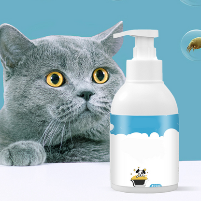 🔥50 % KORTING!🐾Waterloze desodoriserende dierenshampoo in moussevorm – plantaardige formule, 400 ml met handige pomp🌿🐶