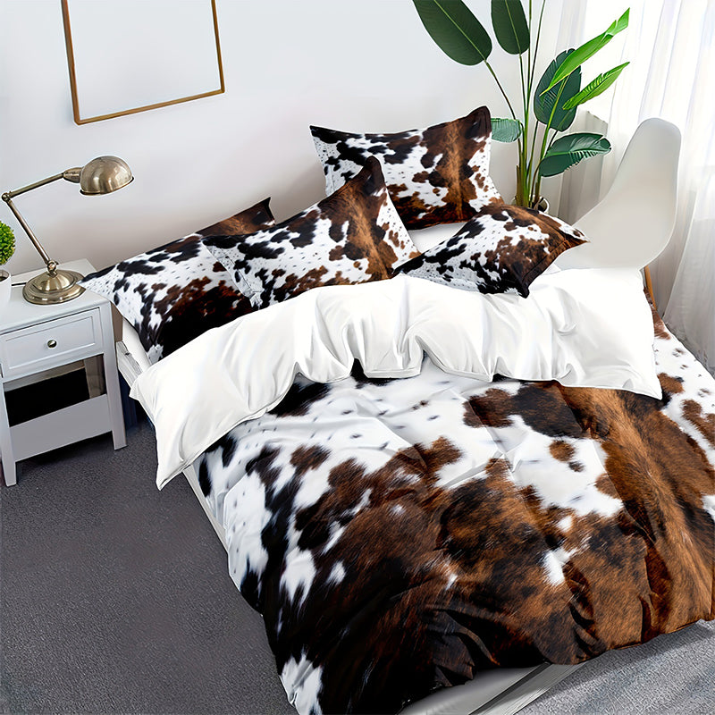 Dekbedovertrekset met koeienprint
