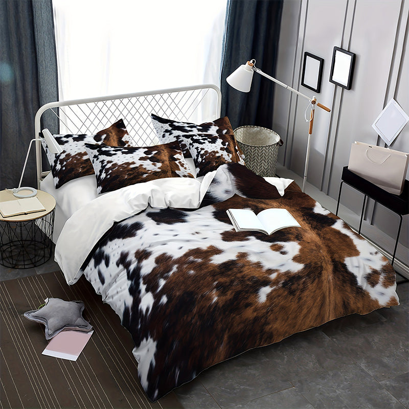 Dekbedovertrekset met koeienprint