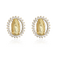 Virgin Mary Sparkling Earrings for Faith & Fashion