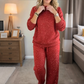 Dames Glitter 2-delige Set: Sweatshirt & Broek