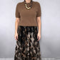 Dames tweedelige set – Comfortabele trui & zwierige luipaardprint rok 🐆✨ | Trendy & elegant | 50% KORTING