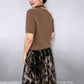Dames tweedelige set – Comfortabele trui & zwierige luipaardprint rok 🐆✨ | Trendy & elegant | 50% KORTING