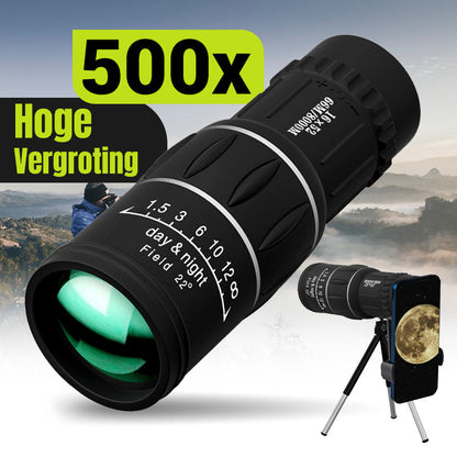 Professionele Monoculair 16X52 - Krachtige Telescoop met Nachtzicht | Hoge Resolutie 8000M Bereik