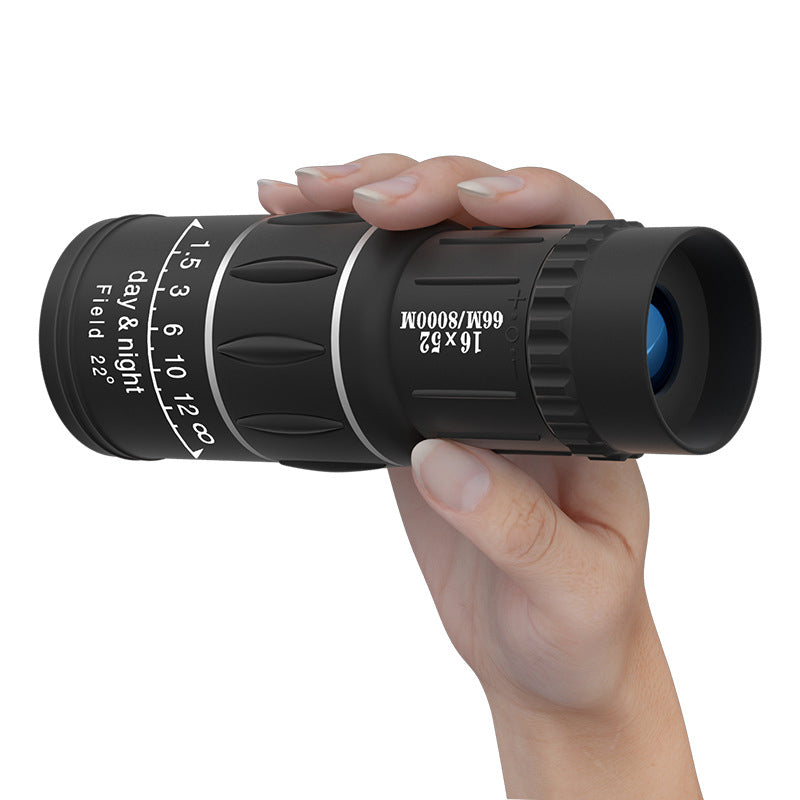 Professionele Monoculair 16X52 - Krachtige Telescoop met Nachtzicht | Hoge Resolutie 8000M Bereik