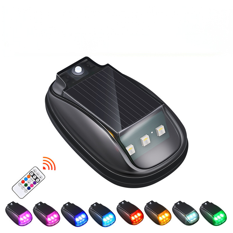 🚗Waterdichte zonne-daklamp voor auto’s met afstandsbediening! ⏳