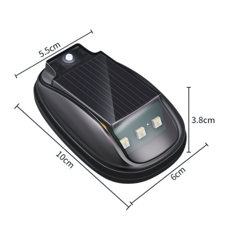 🚗Waterdichte zonne-daklamp voor auto’s met afstandsbediening! ⏳