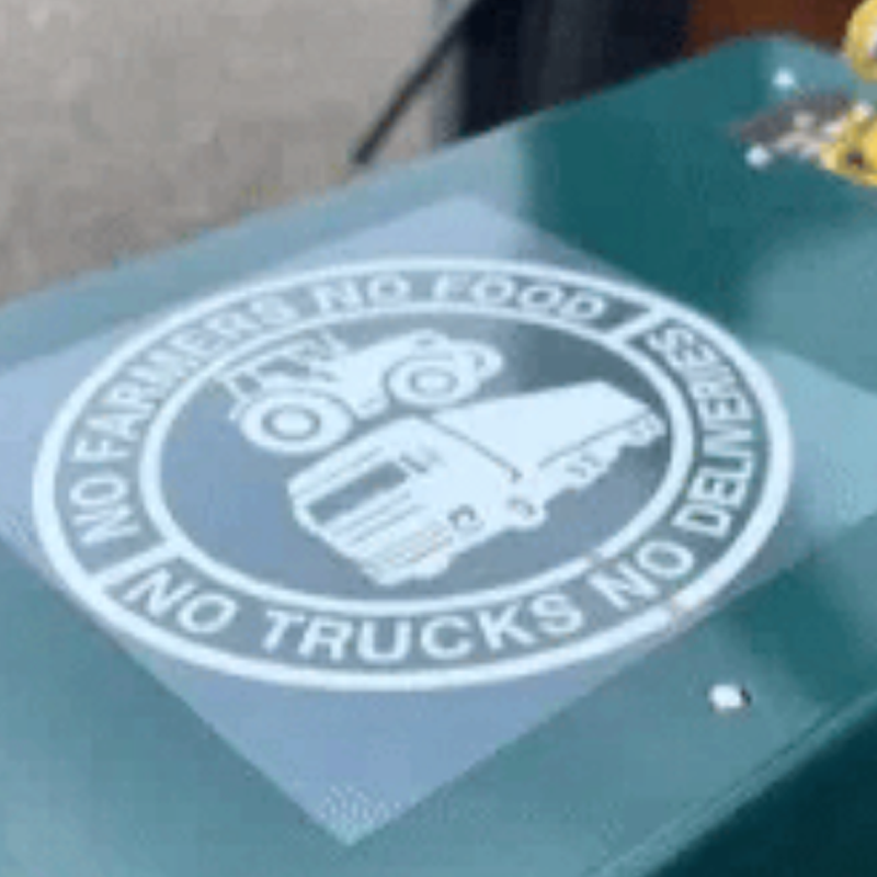 ⚡⚡50% KORTING!!! 🚜Autosticker: 🌾Geen boeren, geen voedsel – geen vrachtwagens, geen leveringen🚛