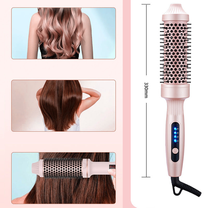 2-in-1 Luchtige Haarstylingkam – Natuurlijk Volume & Gladde Styling in Minuten