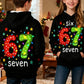 🎅🎄 "67" hoodie voor kinderen – Zacht, trendy en geïnspireerd door de virale meme ⛄👕