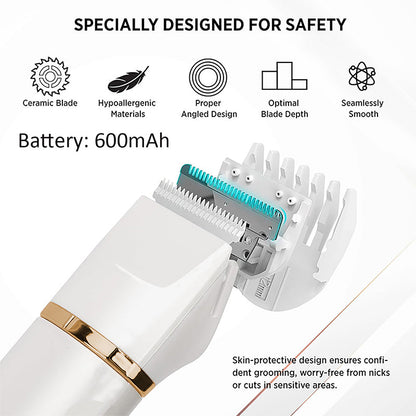 🔥Nieuw binnen 50% KORTING🎁 3-in-1 Elektrische Lichaamstrimmer, Draadloze Precisietrimmer voor Mannen
