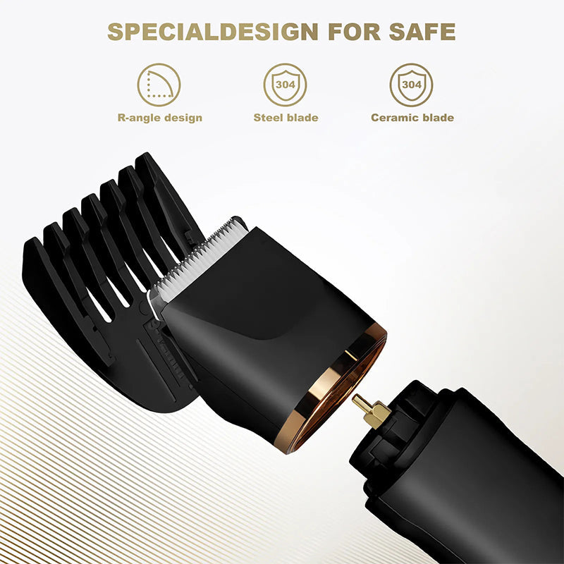 🔥Nieuw binnen 50% KORTING🎁 3-in-1 Elektrische Lichaamstrimmer, Draadloze Precisietrimmer voor Mannen