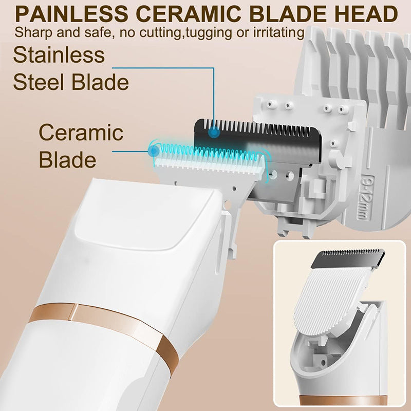 🔥Nieuw binnen 50% KORTING🎁 3-in-1 Elektrische Lichaamstrimmer, Draadloze Precisietrimmer voor Mannen