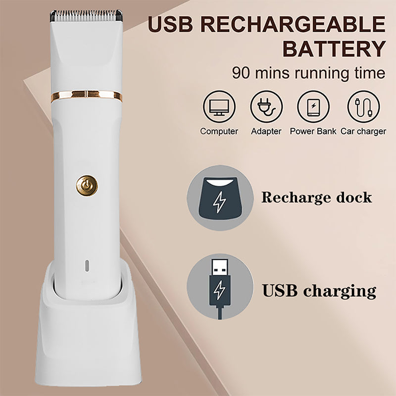🔥Nieuw binnen 50% KORTING🎁 3-in-1 Elektrische Lichaamstrimmer, Draadloze Precisietrimmer voor Mannen