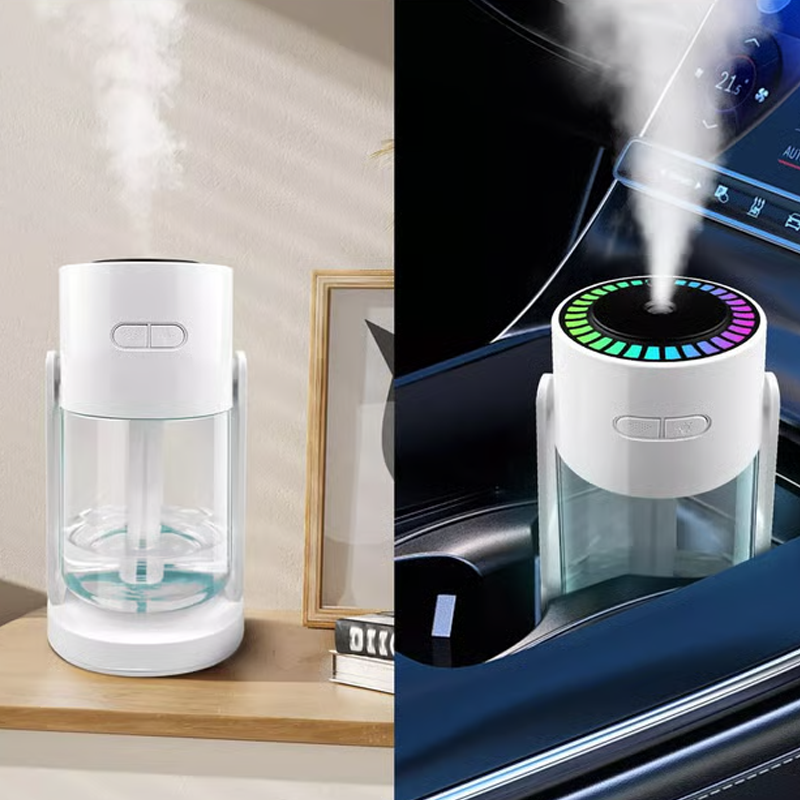 2-in-1 Luchtbevochtiger & Sterrenprojector Nachtlampje
