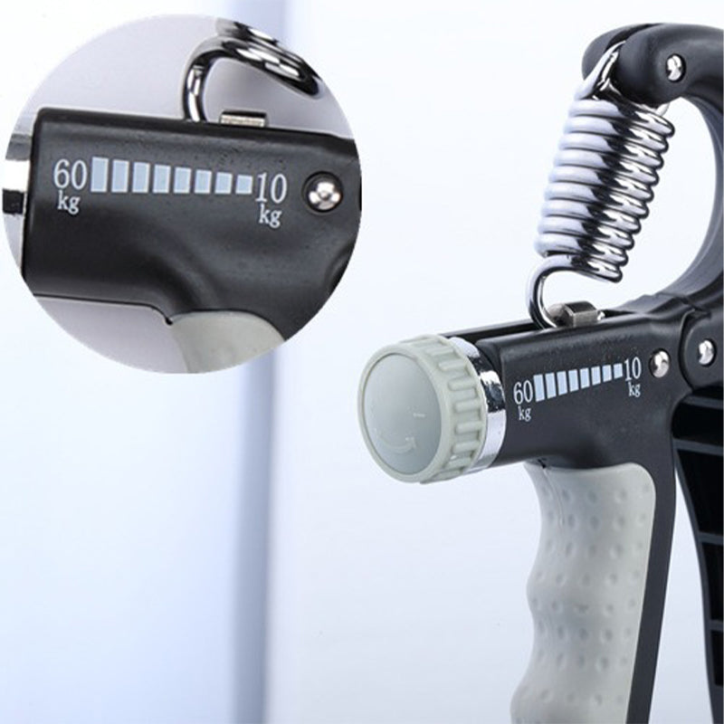 Pols-exerciser met teller en instelbare weerstand