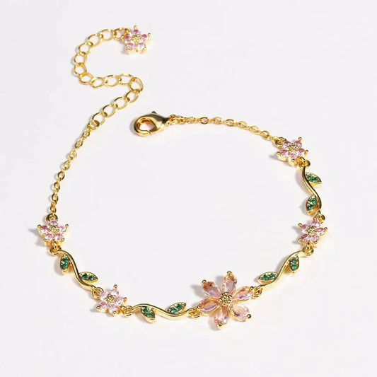 Bloemenarmband
