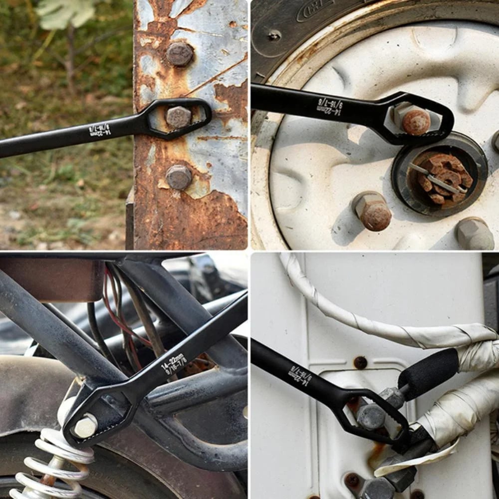 🌈🔧 Universele Moersleutel 8-22 mm Ontvang GRATIS een Universele Moersleutel 3-17 mm! 💪