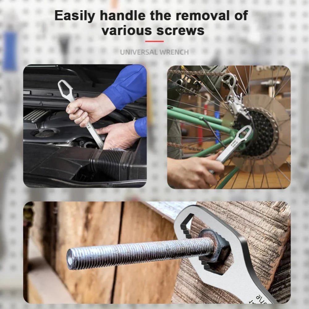 🌈🔧 Universele Moersleutel 8-22 mm Ontvang GRATIS een Universele Moersleutel 3-17 mm! 💪