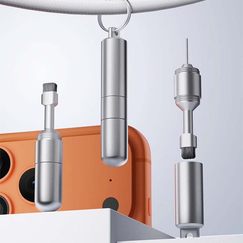 🔥2-in-1 reinigingsborstel voor oortelefoons en SIM-uitwerppin
