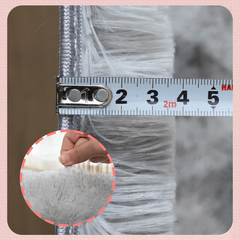 🧶Plush Vloermat Met Kleurverloop - Hoogdichte Faux Fur & Antislip: Perfect Voor Woonkamer/Slaapkamer (Veilig Voor Kinderen!)