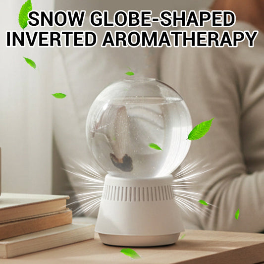 Omgekeerde aromatherapie in sneeuwbolvorm