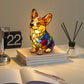Puppy LED-tafellamp met kleurblokken