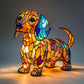 Puppy LED-tafellamp met kleurblokken