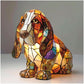 Puppy LED-tafellamp met kleurblokken