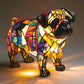 Puppy LED-tafellamp met kleurblokken