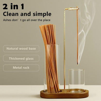 🥳2026 HETE AANBIEDING🥳💞50% KORTING!✨ 💝2-in-1 Wierook- & Kaarsenhouder Natuurlijke Houten Basis Aromatherapie Diffuser