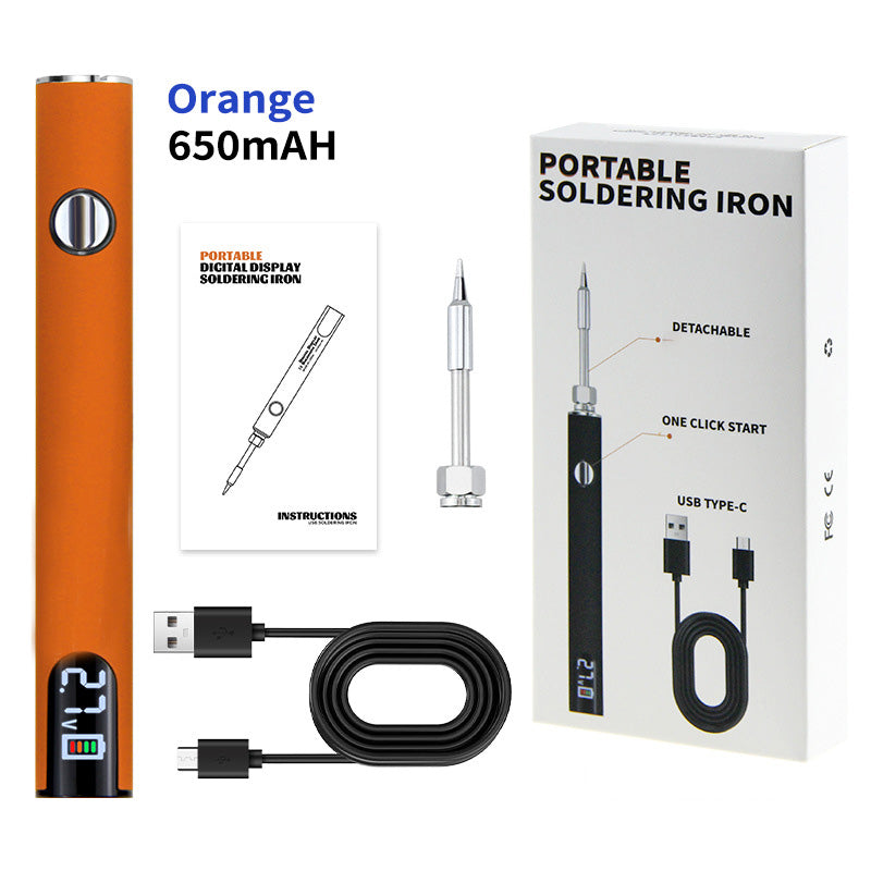 🔧Draagbare Lodeboer met Digitale Display – Perfect voor Reparaties & Vrije Tijd✨Instelbare Temperatuur, USB-Aangedreven & Compact!