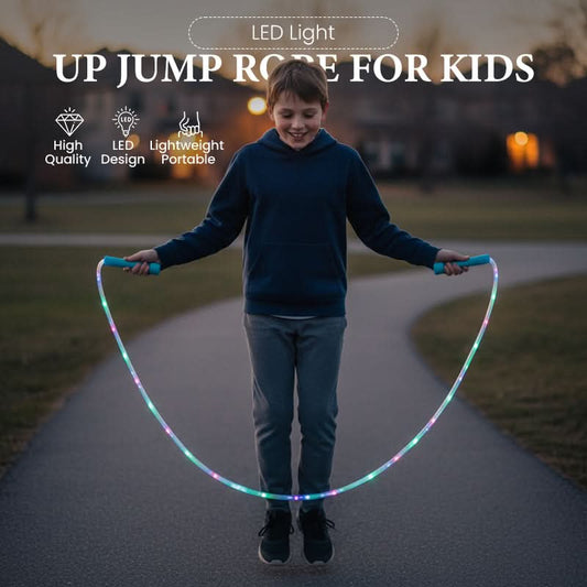 🎉Nieuwjaars Aanbieding - 50% KORTING!✨LED Springtouw voor Kinderen – Speel in Stijl met Magische Lichtshow!💡