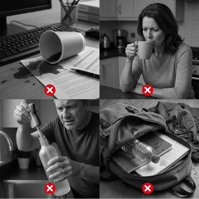 💥Nieuwjaarsuitverkoop 60% ☕2-in-1 roestvrijstalen vacuüm geïsoleerde fles met beker met deksel🍵