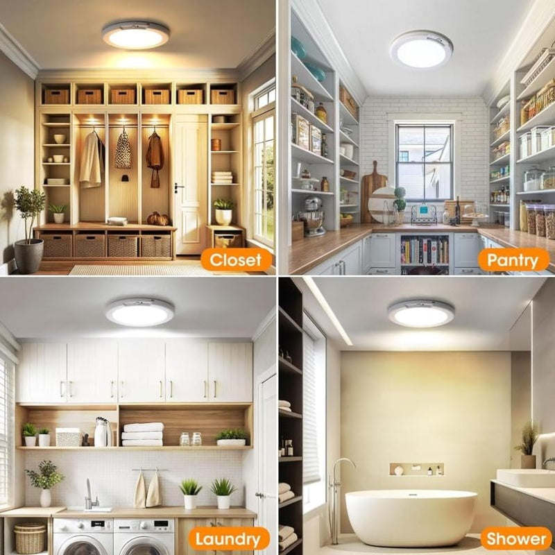 🥳2026 TOPAANBIEDING🥳50% KORTING!🔋Oplaadbare bewegingssensorlamp – Schakelt automatisch in/uit, bespaart energie. Geen elektricien nodig. Eenvoudig op elk plafond te bevestigen. Zorgt voor gemoedsrust bij ouderen. 🕊️🌙