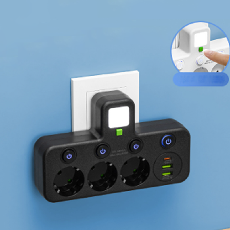 🎁Slimme stekkerdoos met USB-poorten
