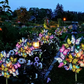 Solar Tuinlampen met Vlindermotief - IP65 Waterdicht LED Tuinverlichting