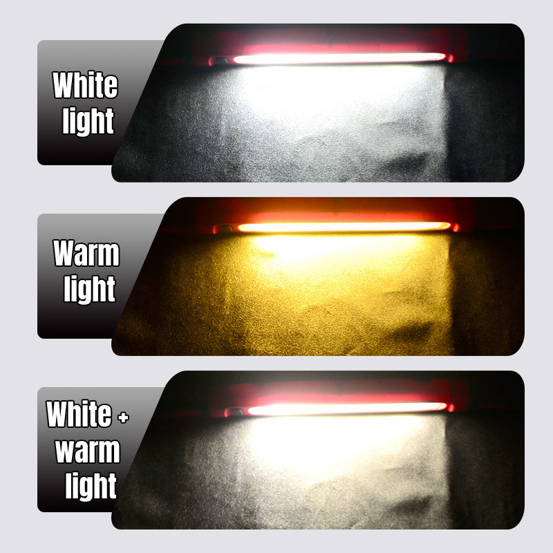 🎁 2026 Nieuwe collectie – 50% KORTING 💥 LED werklamp 3000LM met magnetische voet & ophanghaak – 5200mAh batterij – Perfect voor werkplaats, garage of auto – duurzame metgezel voor elke reparatieklus 🔋