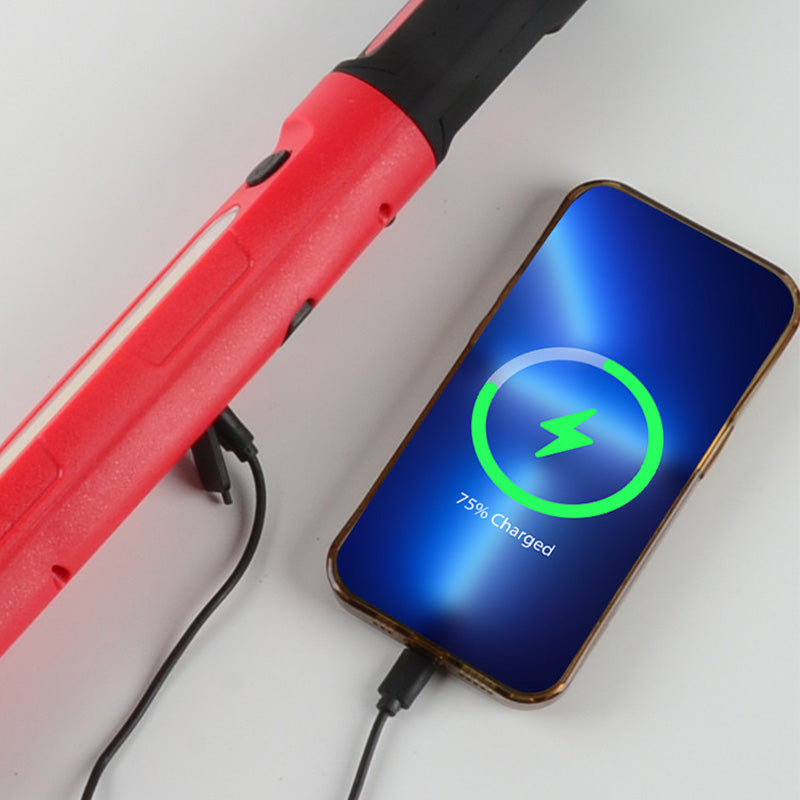 🎁 2026 Nieuwe collectie – 50% KORTING 💥 LED werklamp 3000LM met magnetische voet & ophanghaak – 5200mAh batterij – Perfect voor werkplaats, garage of auto – duurzame metgezel voor elke reparatieklus 🔋