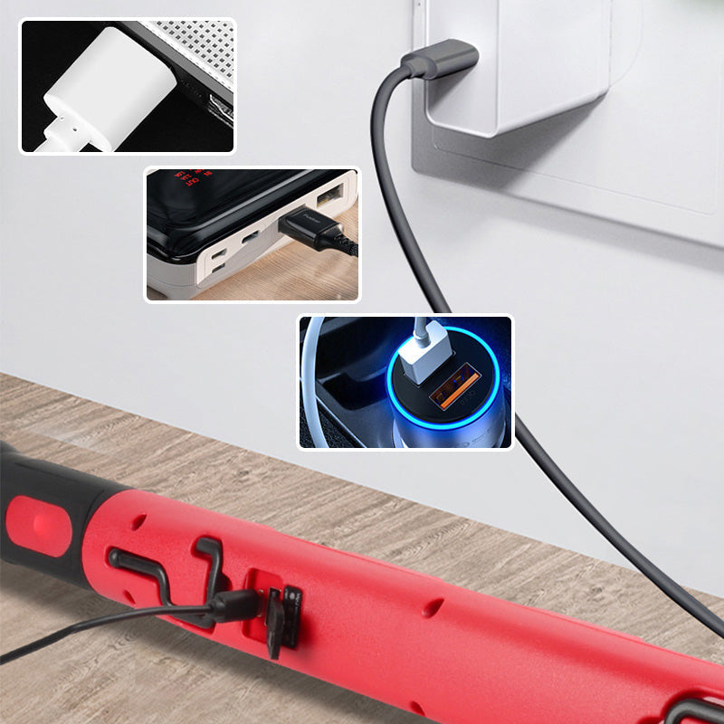 🎁 2026 Nieuwe collectie – 50% KORTING 💥 LED werklamp 3000LM met magnetische voet & ophanghaak – 5200mAh batterij – Perfect voor werkplaats, garage of auto – duurzame metgezel voor elke reparatieklus 🔋