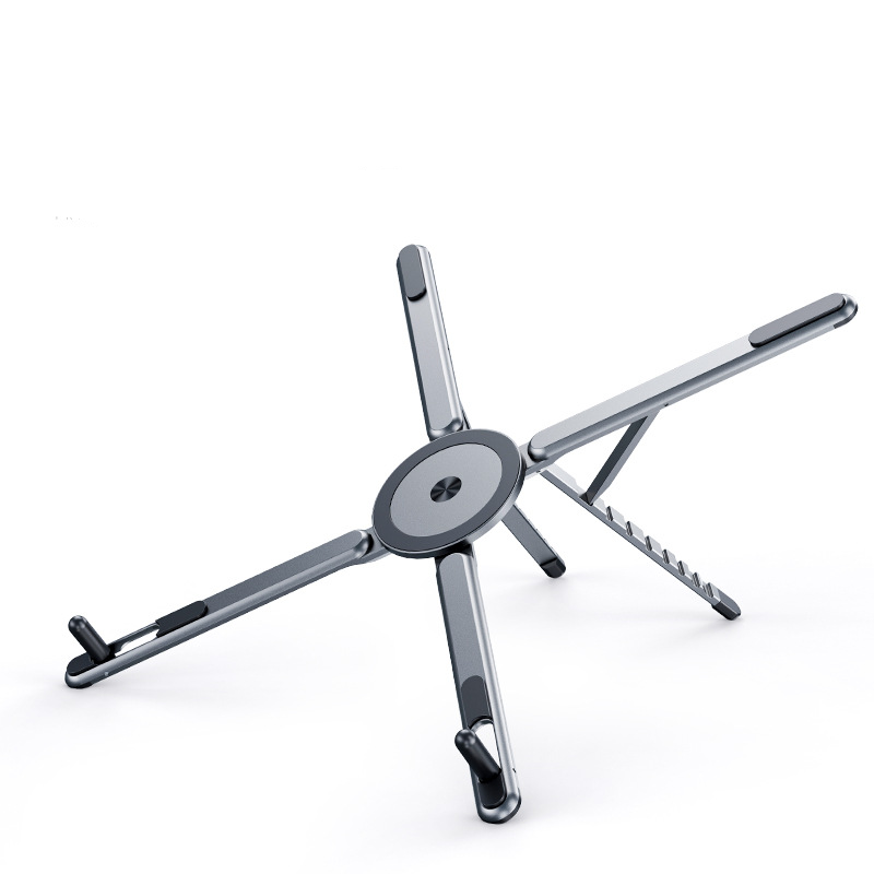 🎉50% KORTING!📱4-in-1 Multifunctionele Magnetische Apparaatstandaard: Aluminiumlegering – Draagbaar, Verstelbaar & Stabiel Voor Telefoon/Tablet/Laptop!