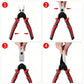 5-in-1 Multifunctionele Tangenset - Draadstripper/Snijder/Krimper met Verwisselbare Kop
