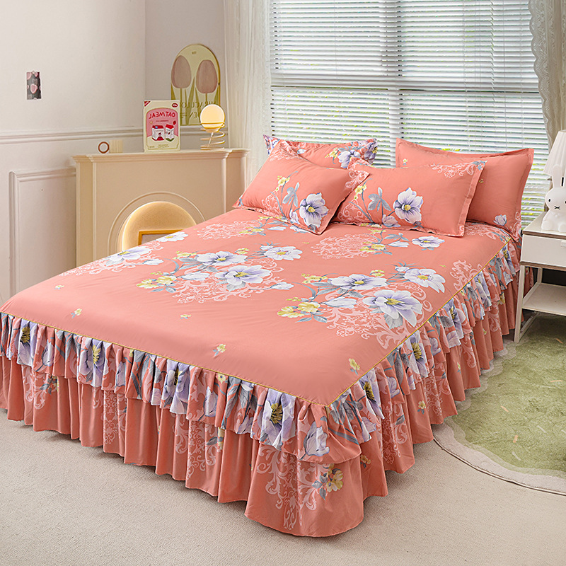 🔈🔈FLASH SALE - 50% KORTING⚡3-delige bedrokset met ruches🛏️