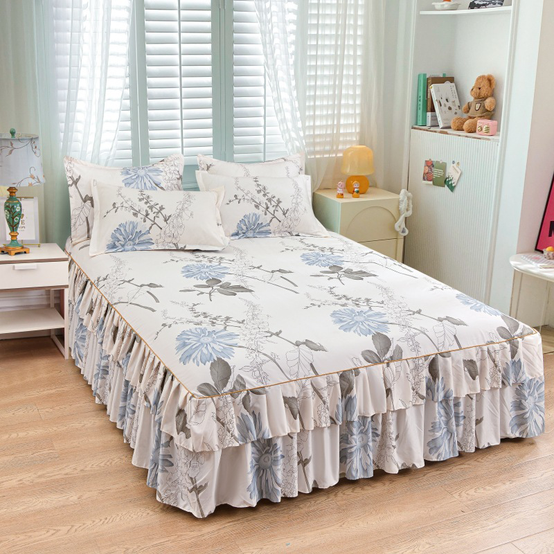 🔈🔈FLASH SALE - 50% KORTING⚡3-delige bedrokset met ruches🛏️